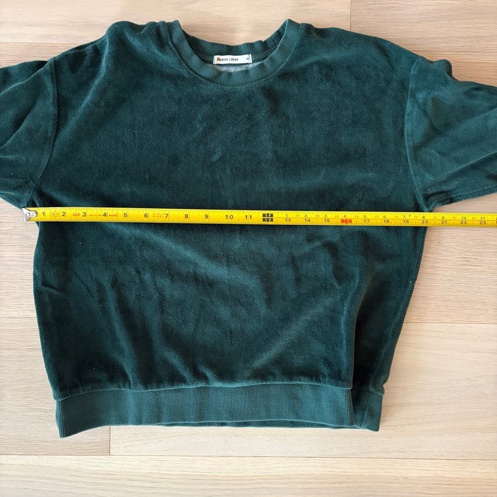 Marine Layer Dark Green Crewneck Sweater